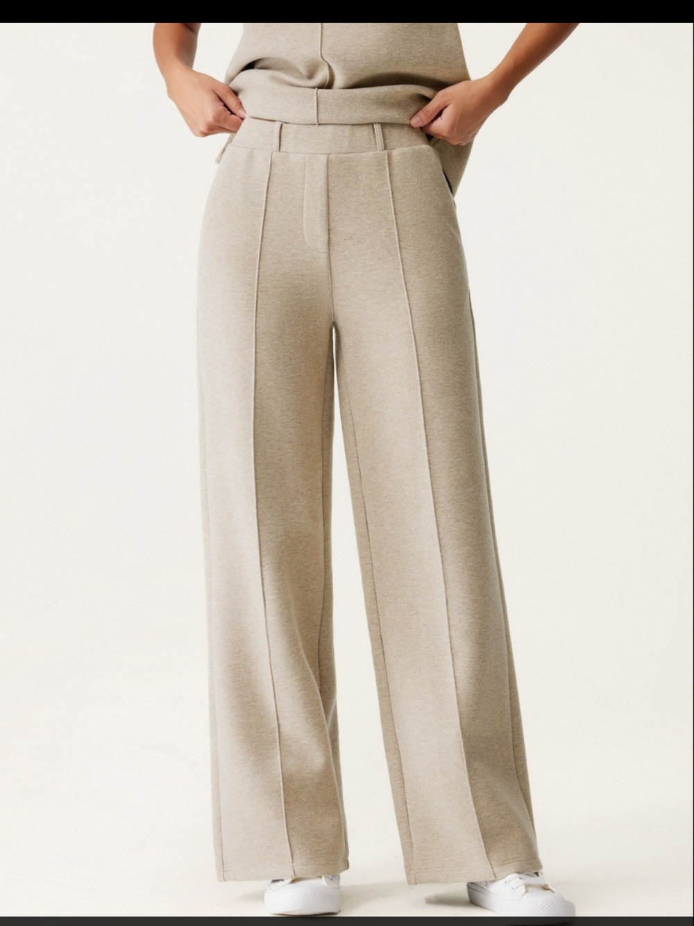 NWT $79 OGL Move Khaki Beige Pull On Stretch Straight Leg Pants Size S Small
